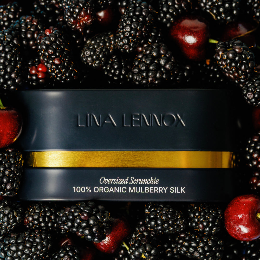 Organic Silk Hair Bonnet Onyx Black